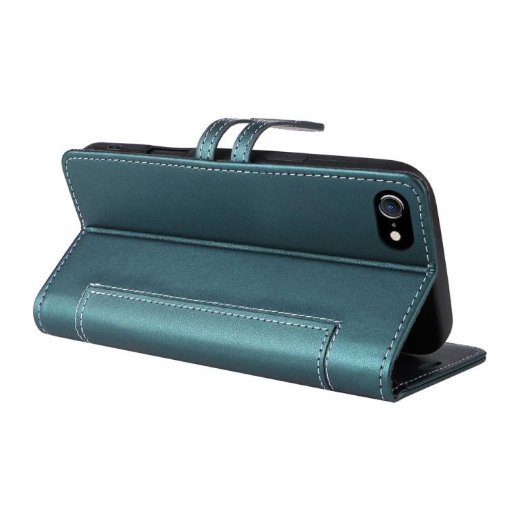 For iPhone SE 2022 / 2020 / 8 / 7 Stitched Magnetic Buckle Leather Phone Case