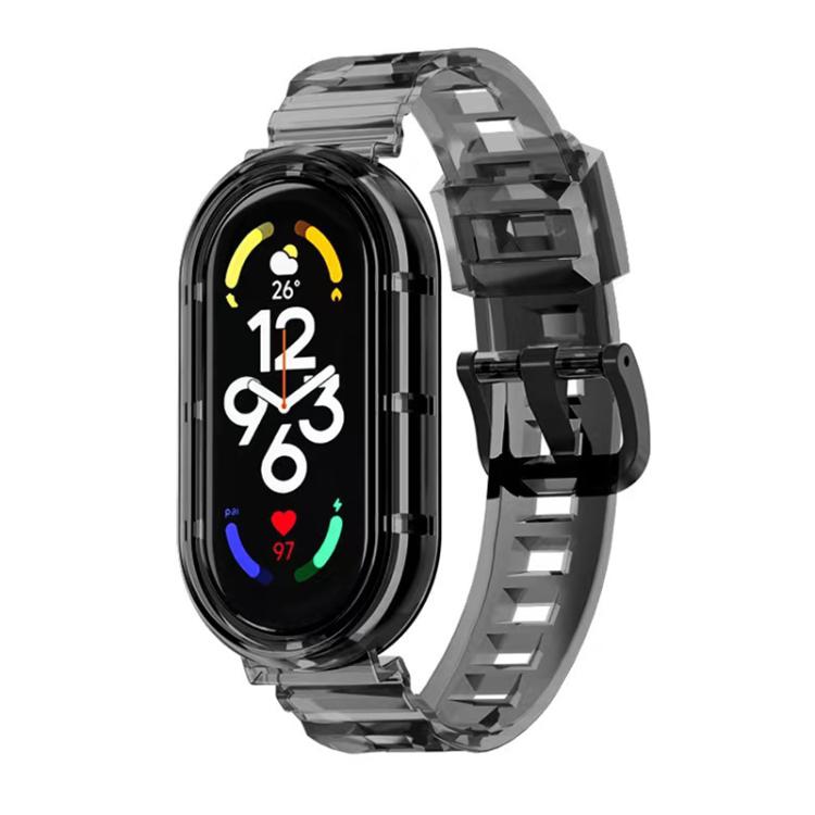 For Xiaomi Smart Band 10 / 9 / 8 xDfind Glacier Armor Integrated Cover TPU Watch Band