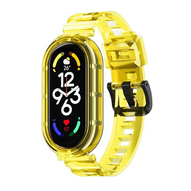 For Xiaomi Smart Band 10 / 9 / 8 xDfind Glacier Armor Integrated Cover TPU Watch Band