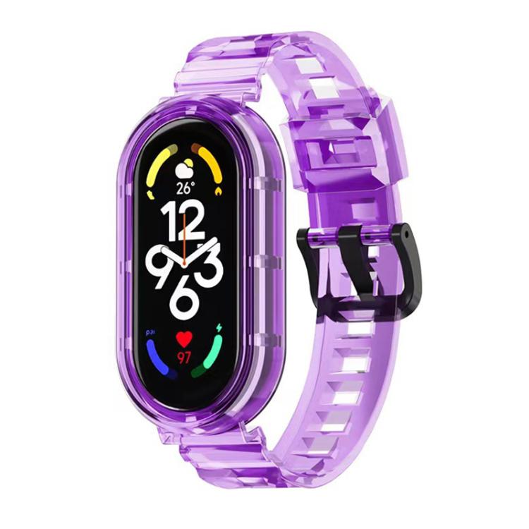 For Xiaomi Smart Band 10 / 9 / 8 xDfind Glacier Armor Integrated Cover TPU Watch Band