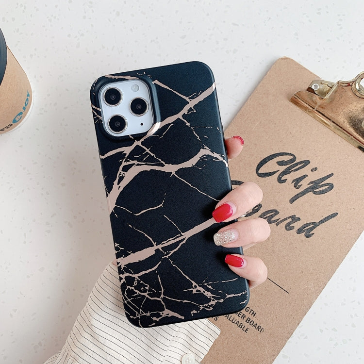 For iPhone 11 Pro Max Gilding Marble Pattern Soft TPU Protective Case