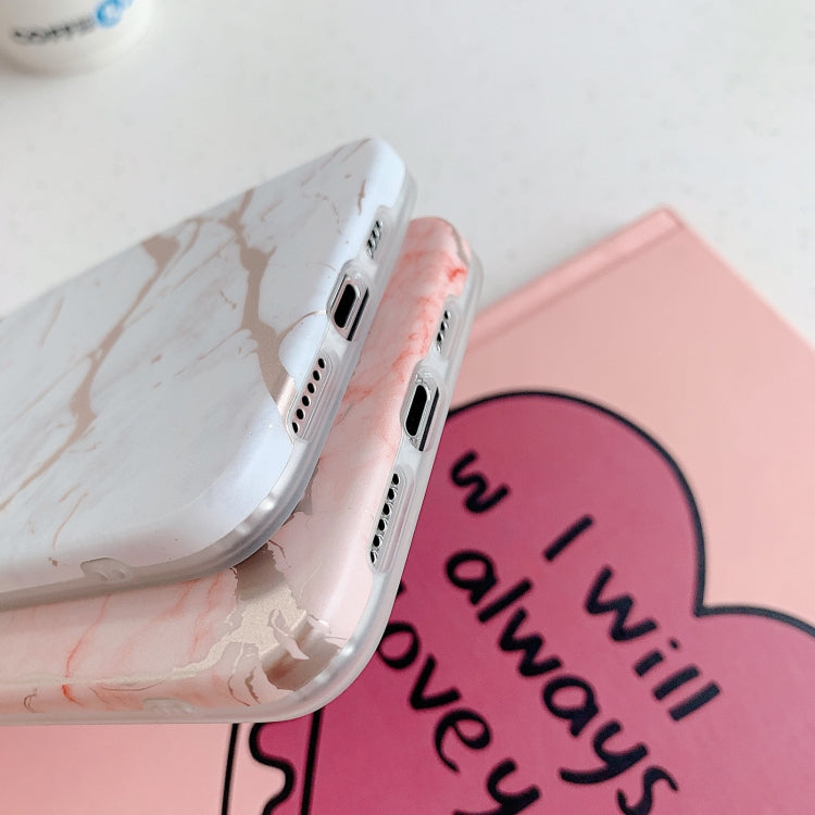For iPhone 11 Pro Max Gilding Marble Pattern Soft TPU Protective Case