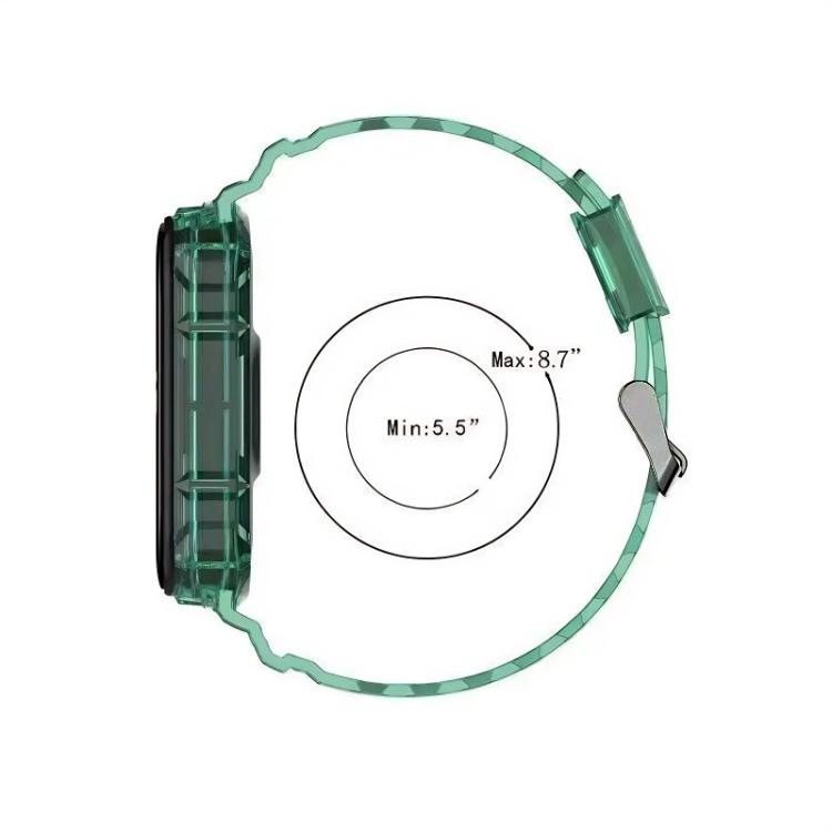For Xiaomi Smart Band 10 / 9 / 8 xDfind Glacier Armor Integrated Cover TPU Watch Band
