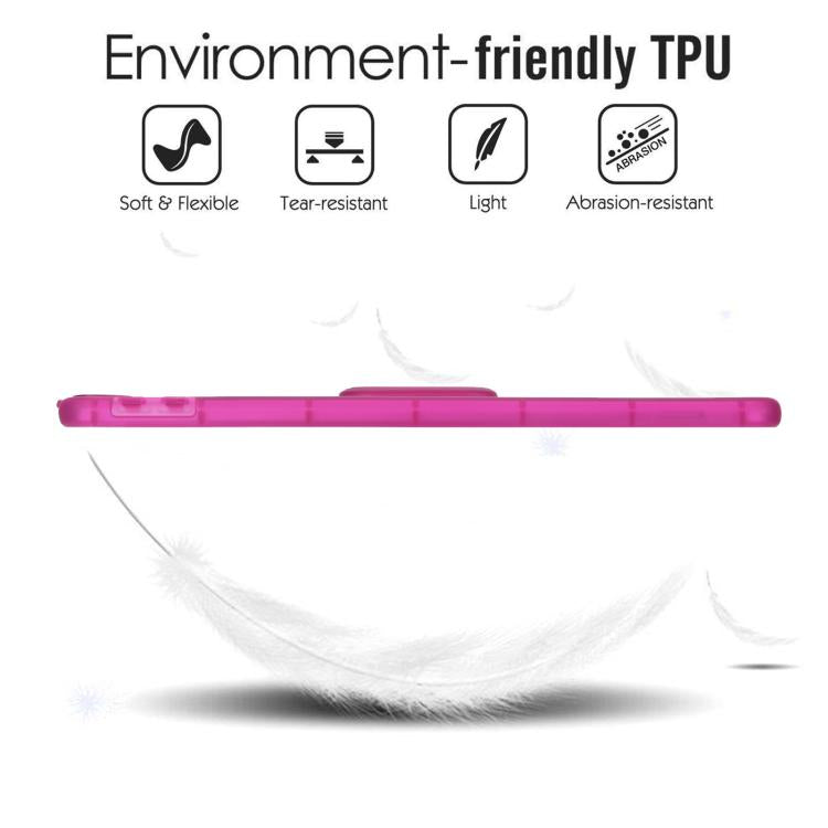For iPad 10.2 2021 / 2020 / 2019 Semi-Transparent TPU Shockproof Tablet Case with Holder