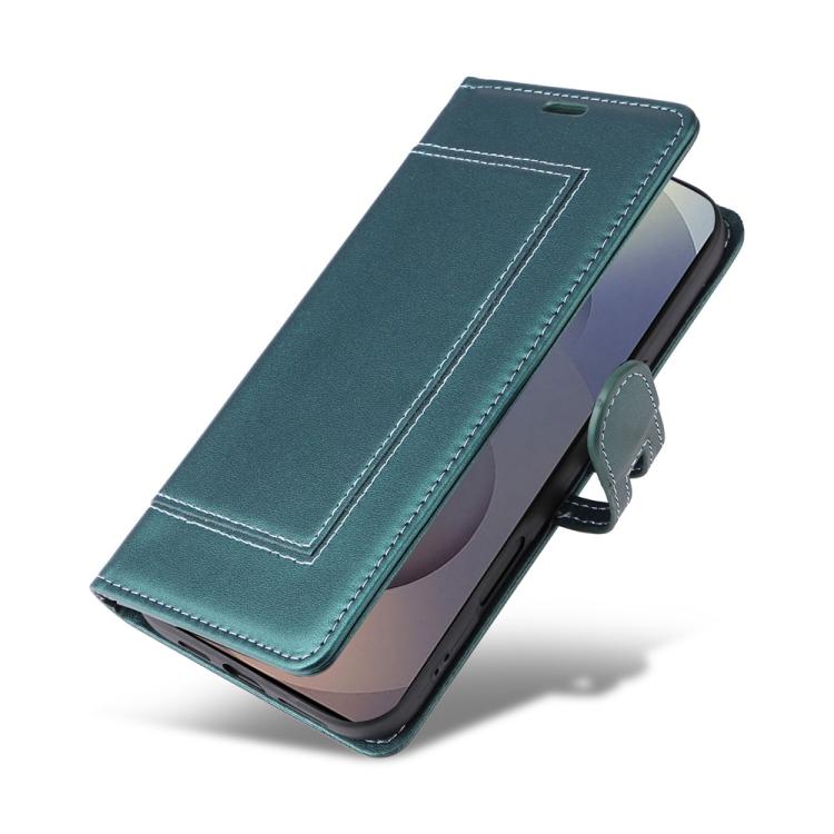 For Samsung Galaxy S25 Ultra 5G Stitched Magnetic Buckle Leather Phone Case