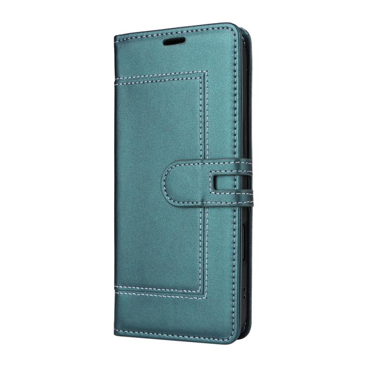 For Samsung Galaxy S25 Edge 5G Stitched Magnetic Buckle Leather Phone Case