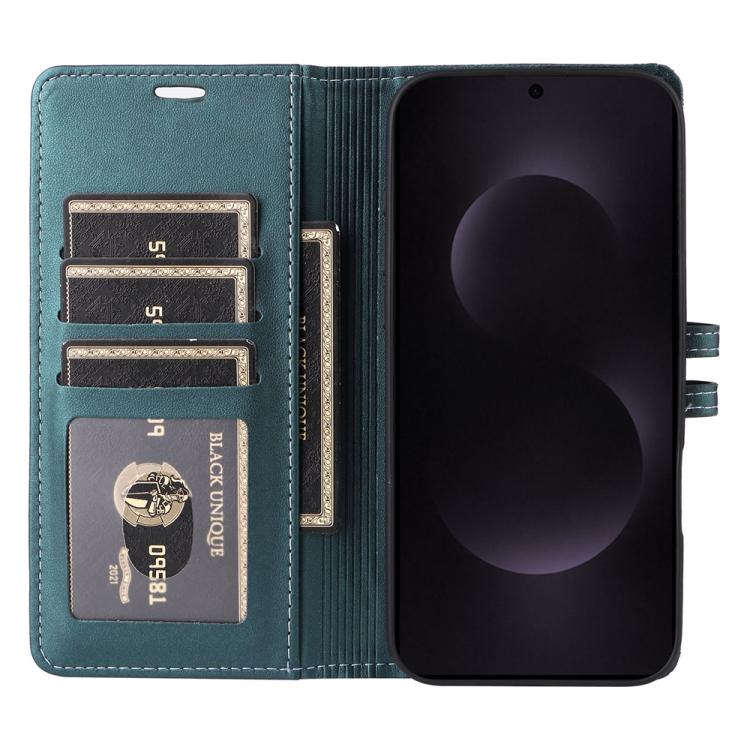For Samsung Galaxy S25 Edge 5G Stitched Magnetic Buckle Leather Phone Case