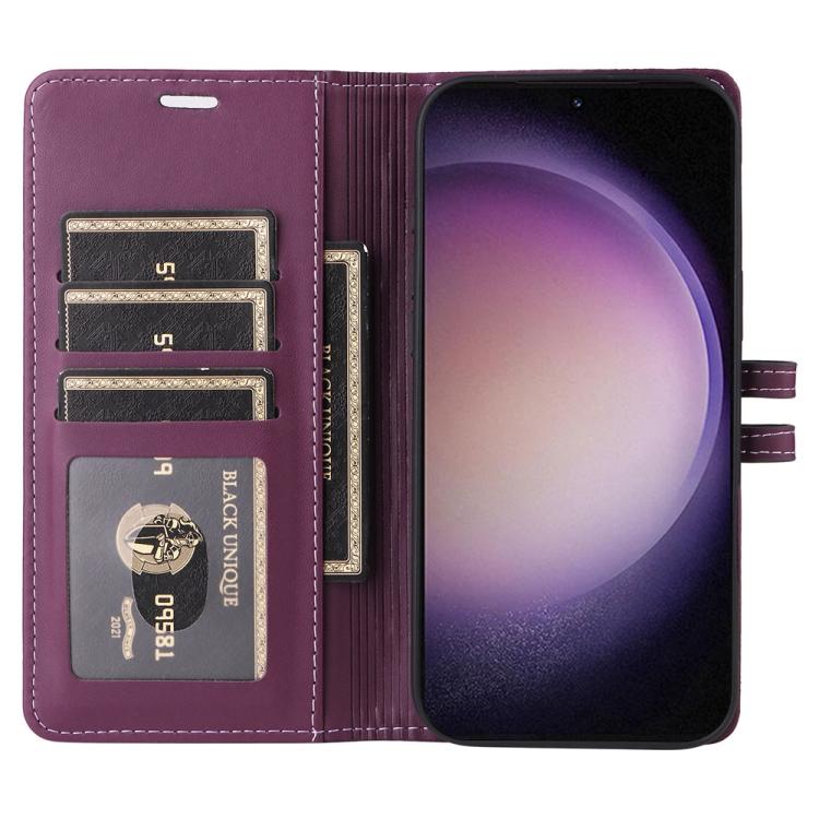 Samsung Galaxy S23+ 5G Stitched Magnetic Buckle Leather Phone Case
