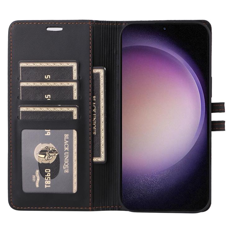 Samsung Galaxy S23+ 5G Stitched Magnetic Buckle Leather Phone Case