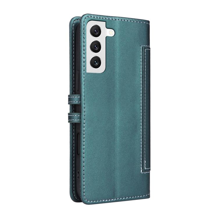 For Samsung Galaxy S21 5G Stitched Magnetic Buckle Leather Phone Case