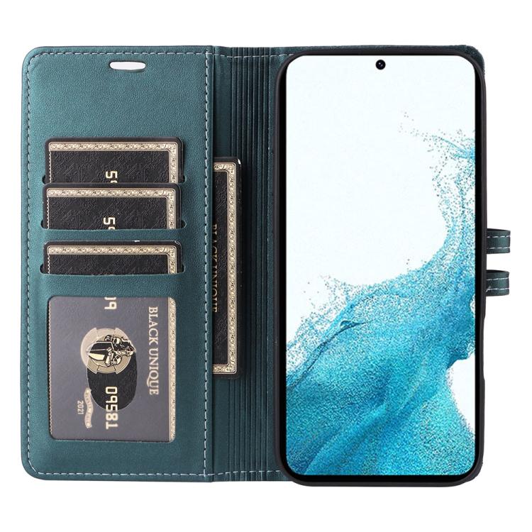 For Samsung Galaxy S21 5G Stitched Magnetic Buckle Leather Phone Case