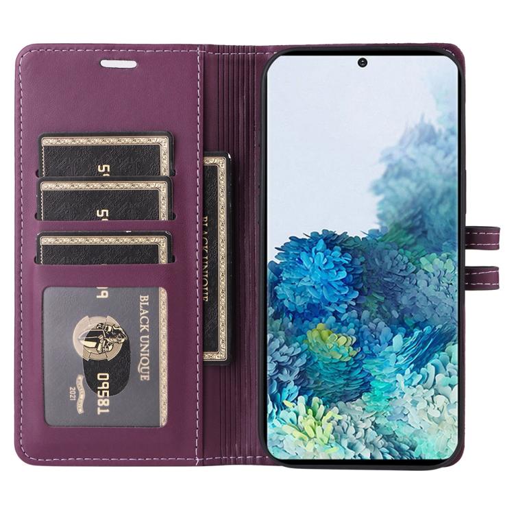 For Samsung Galaxy S20+ Stitched Magnetic Buckle Leather Phone Case