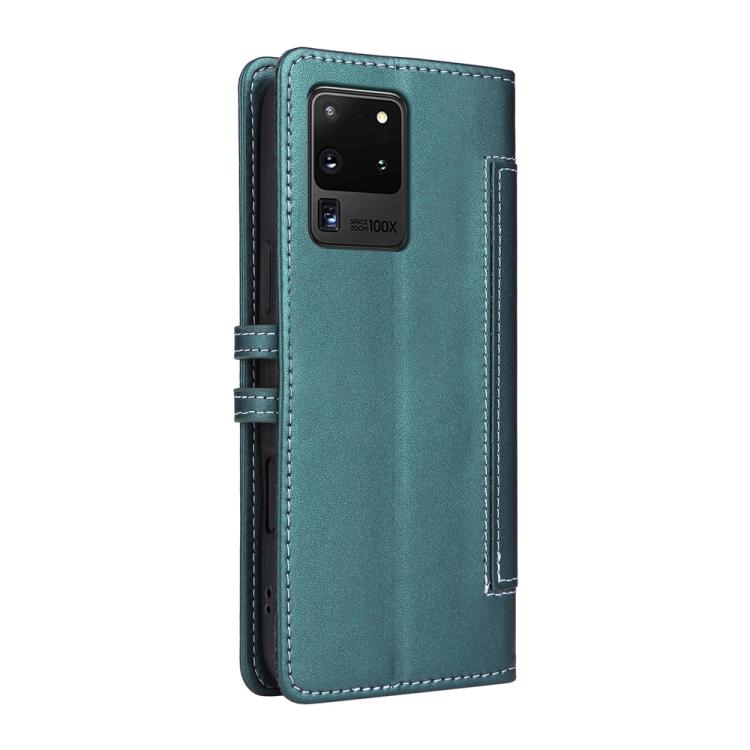 For Samsung Galaxy S20 Ultra Stitched Magnetic Buckle Leather Phone Case