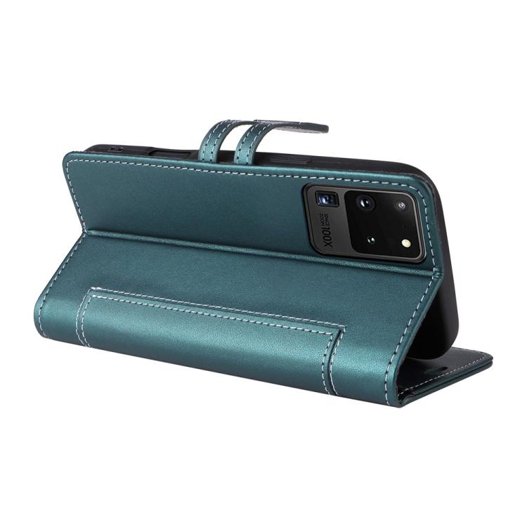 For Samsung Galaxy S20 Ultra Stitched Magnetic Buckle Leather Phone Case