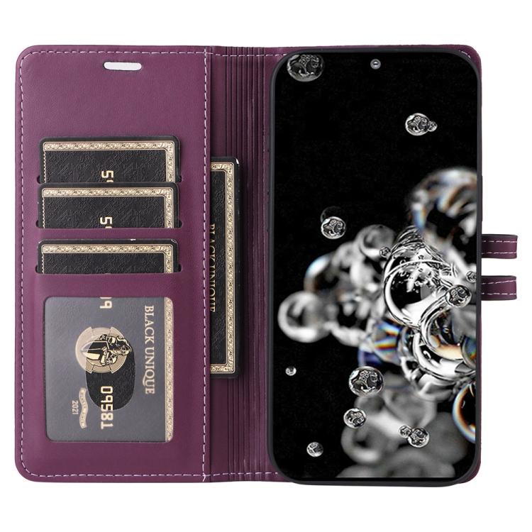 For Samsung Galaxy S20 Ultra Stitched Magnetic Buckle Leather Phone Case