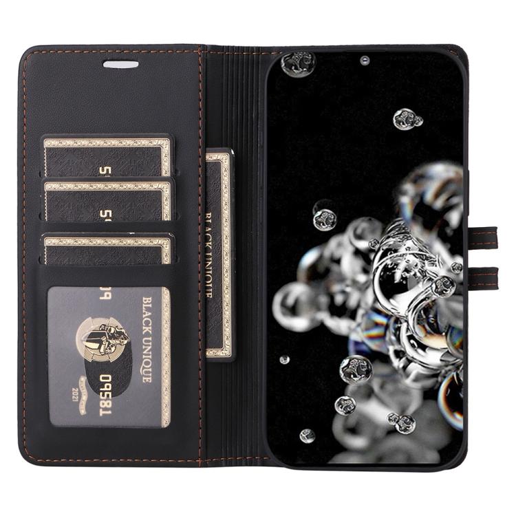 For Samsung Galaxy S20 Ultra Stitched Magnetic Buckle Leather Phone Case