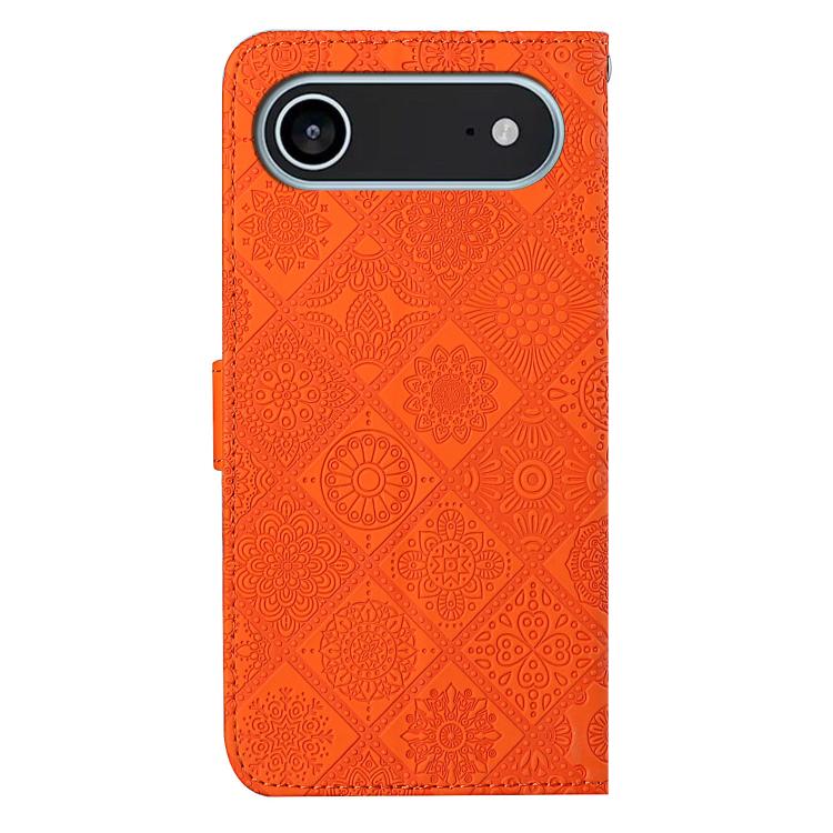 For iPhone Air Ethnic Style Embossed Pattern Leather Phone Case