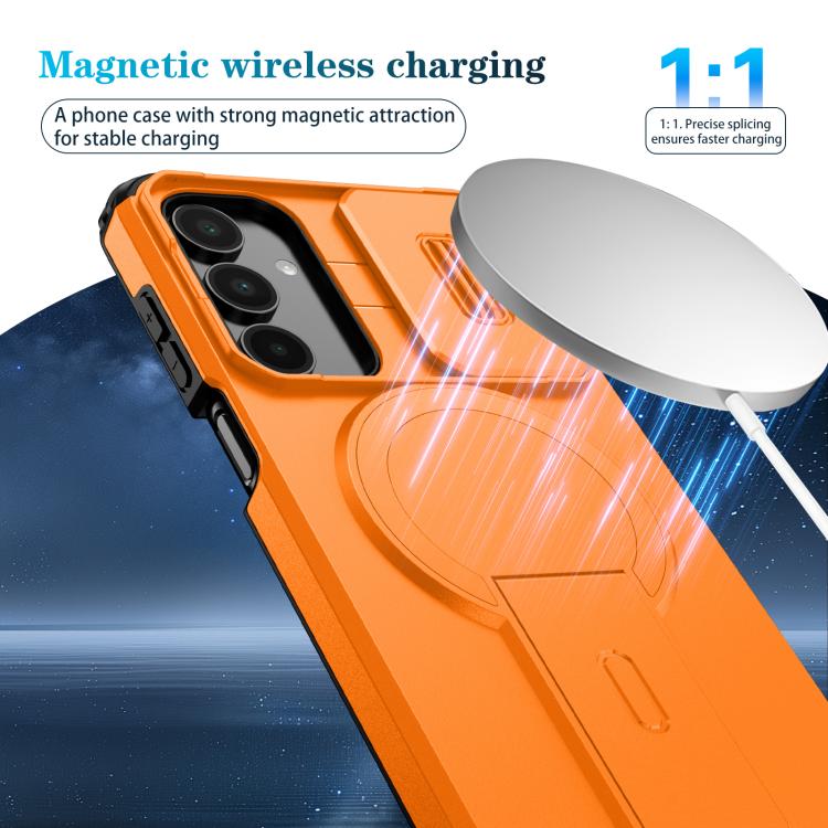 For Samsung Galaxy A16 5G / 4G Sliding Camshield MagSafe Holder Phone Case