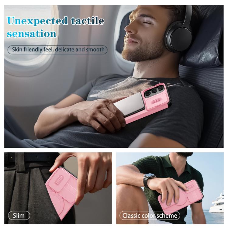For Samsung Galaxy A16 5G / 4G Sliding Camshield MagSafe Holder Phone Case