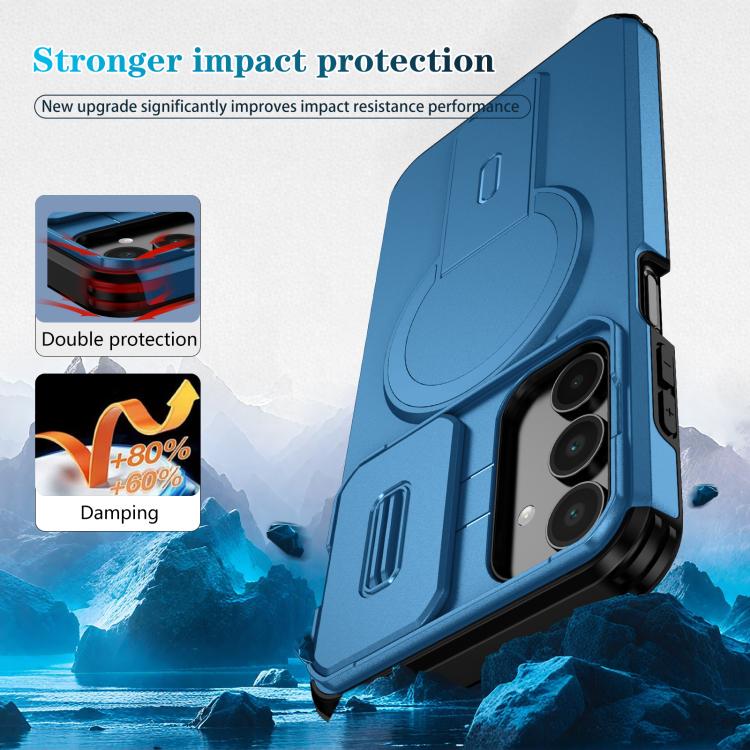 For Samsung Galaxy A16 5G / 4G Sliding Camshield MagSafe Holder Phone Case