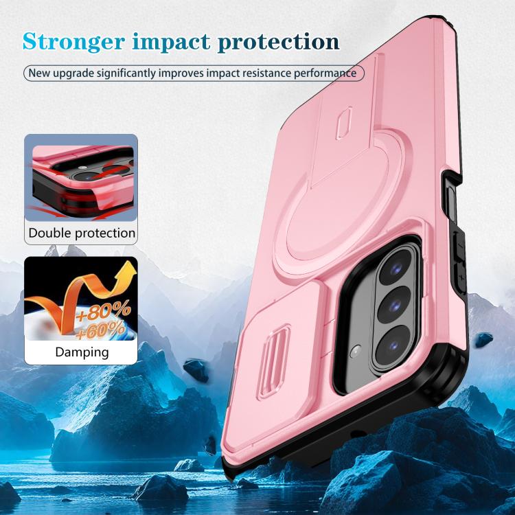For Samsung Galaxy A26 5G / A17 5G / 4G Sliding Camshield MagSafe Holder Phone Case