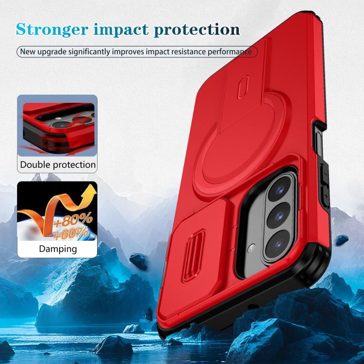 For Samsung Galaxy A26 5G / A17 5G / 4G Sliding Camshield MagSafe Holder Phone Case