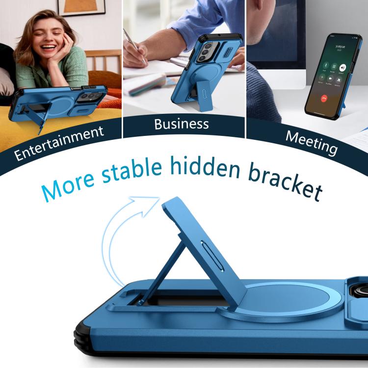 For Samsung Galaxy A26 5G / A17 5G / 4G Sliding Camshield MagSafe Holder Phone Case