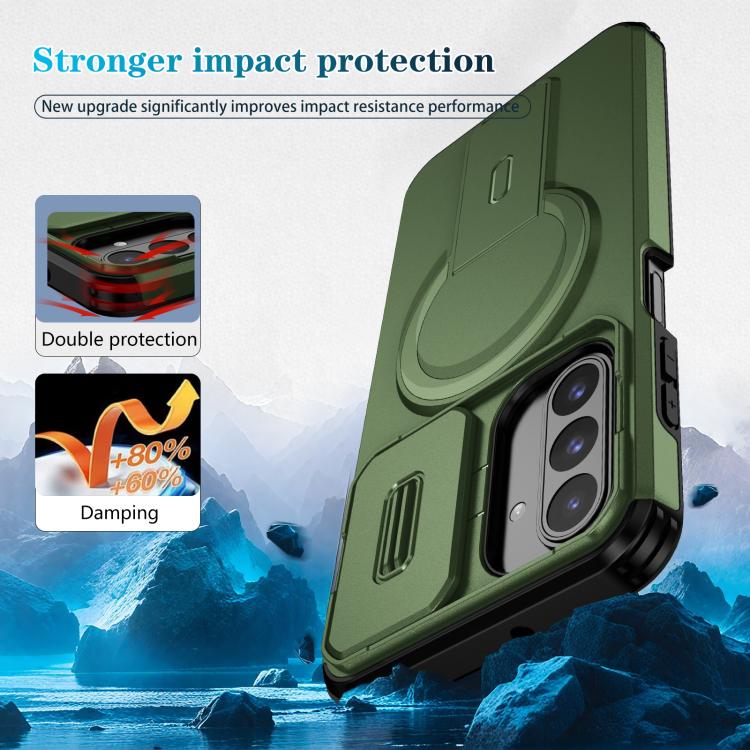 For Samsung Galaxy A26 5G / A17 5G / 4G Sliding Camshield MagSafe Holder Phone Case