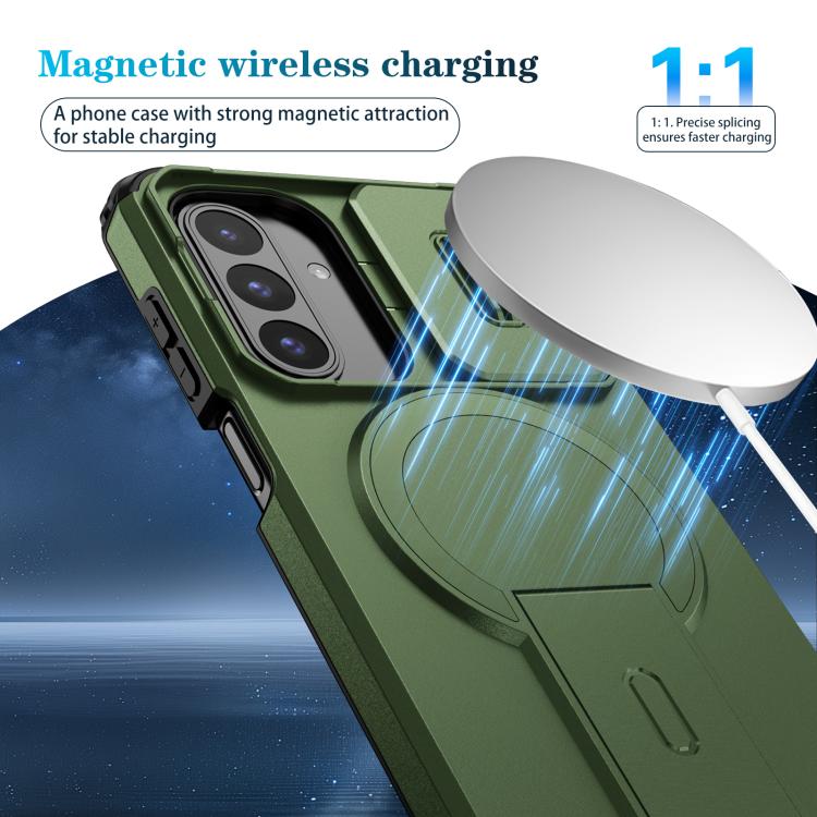 For Samsung Galaxy A26 5G / A17 5G / 4G Sliding Camshield MagSafe Holder Phone Case