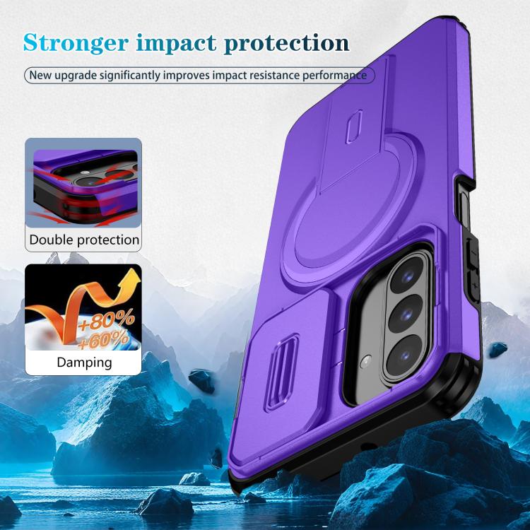For Samsung Galaxy A26 5G / A17 5G / 4G Sliding Camshield MagSafe Holder Phone Case