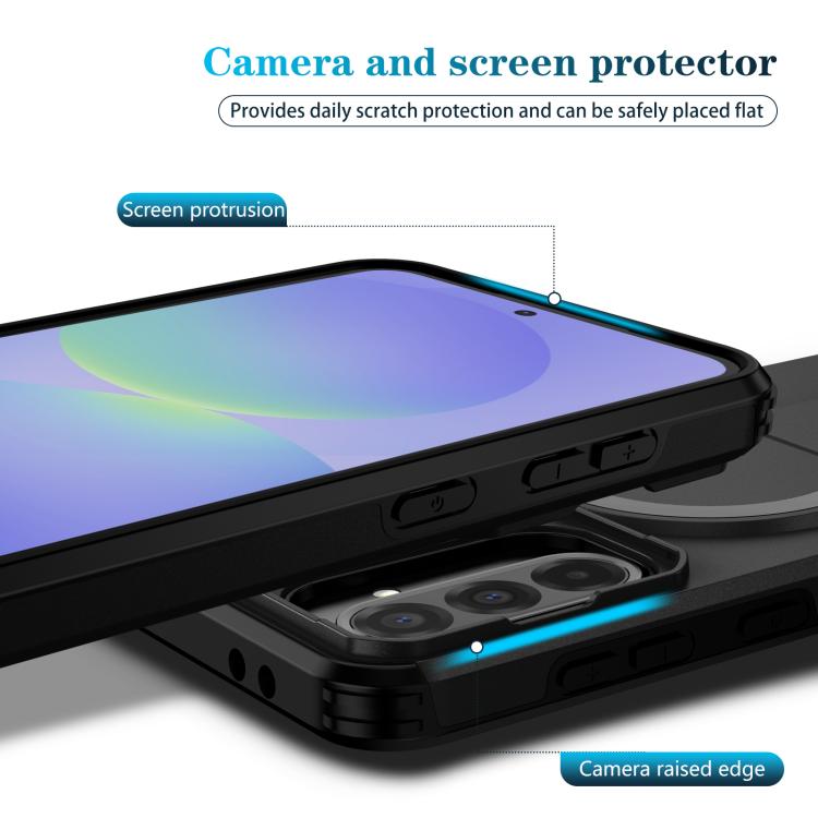 For Samsung Galaxy A36 5G / A56 5G Sliding Camshield MagSafe Holder Phone Case