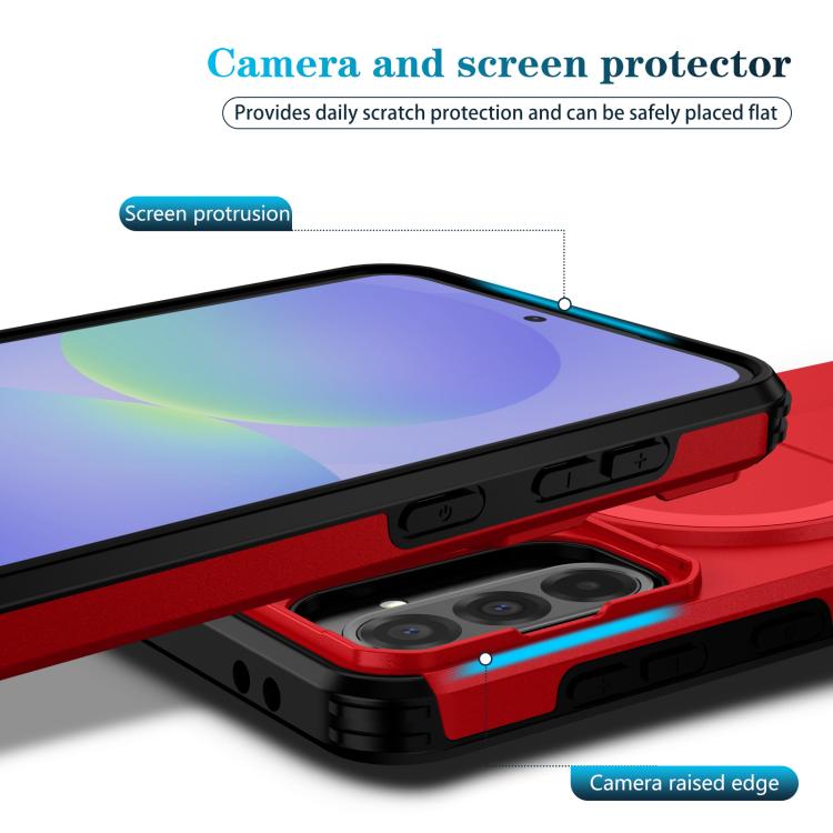 For Samsung Galaxy A36 5G / A56 5G Sliding Camshield MagSafe Holder Phone Case