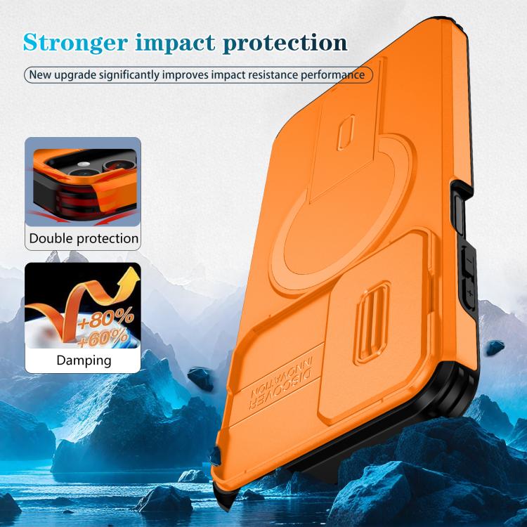 For Samsung Galaxy A15 5G / 4G Sliding Camshield MagSafe Holder Phone Case