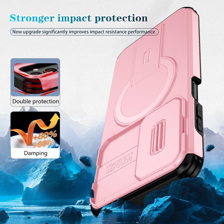 For Samsung Galaxy A15 5G / 4G Sliding Camshield MagSafe Holder Phone Case