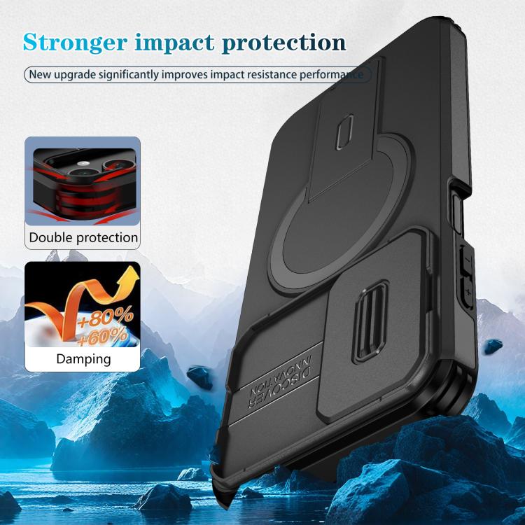 For Samsung Galaxy A15 5G / 4G Sliding Camshield MagSafe Holder Phone Case