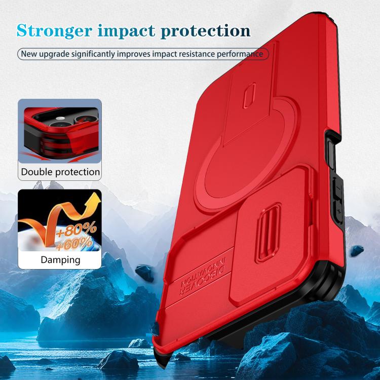 For Samsung Galaxy A15 5G / 4G Sliding Camshield MagSafe Holder Phone Case