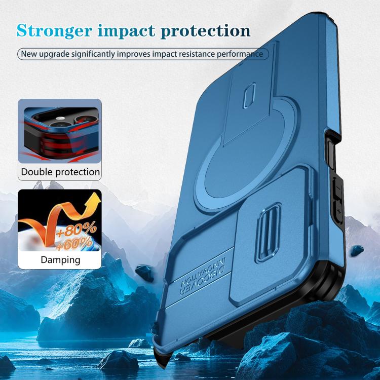 For Samsung Galaxy A15 5G / 4G Sliding Camshield MagSafe Holder Phone Case