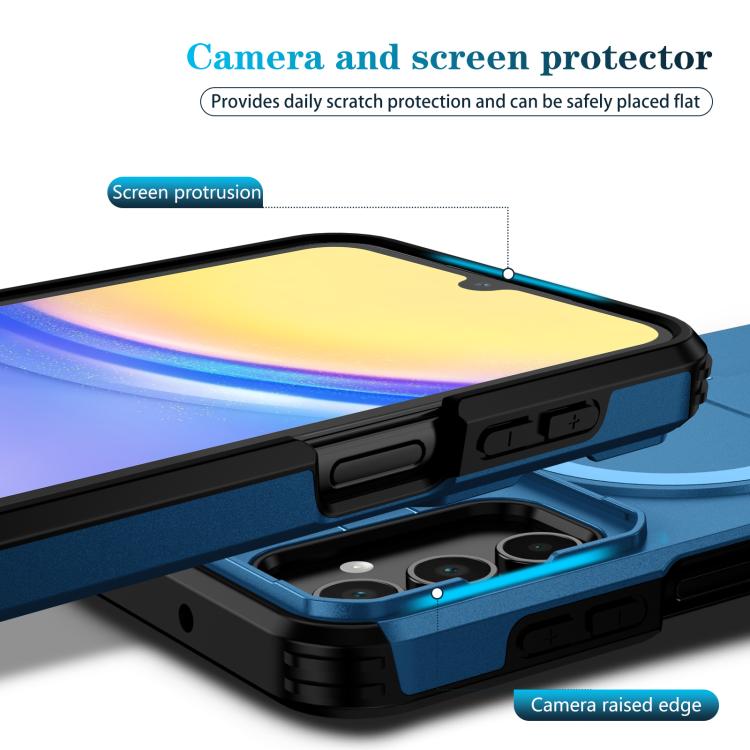 For Samsung Galaxy A15 5G / 4G Sliding Camshield MagSafe Holder Phone Case