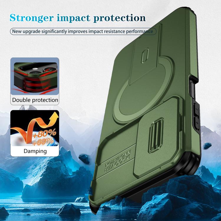 For Samsung Galaxy A15 5G / 4G Sliding Camshield MagSafe Holder Phone Case