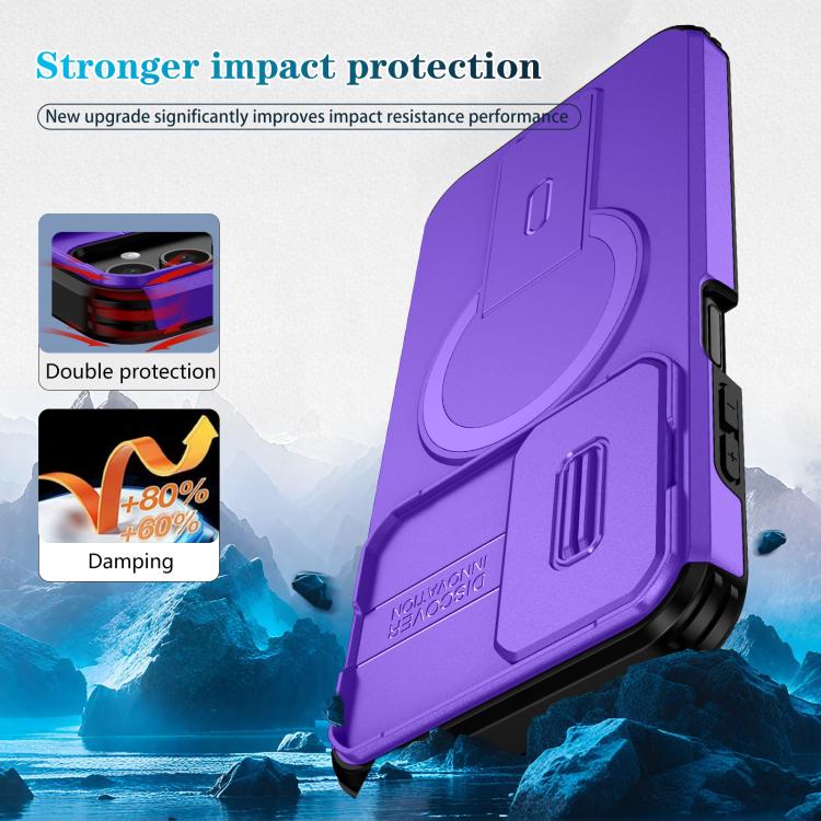 For Samsung Galaxy A15 5G / 4G Sliding Camshield MagSafe Holder Phone Case