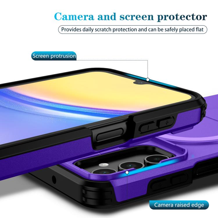For Samsung Galaxy A15 5G / 4G Sliding Camshield MagSafe Holder Phone Case