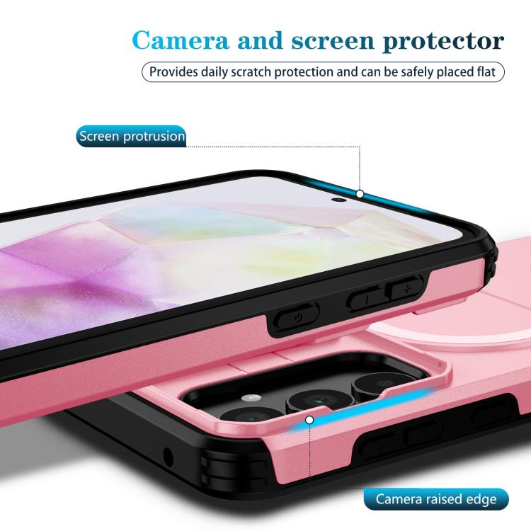 For Samsung Galaxy A35 5G Sliding Camshield MagSafe Holder Phone Case