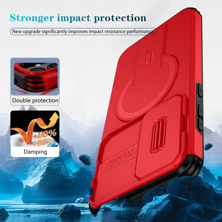 For Samsung Galaxy A35 5G Sliding Camshield MagSafe Holder Phone Case