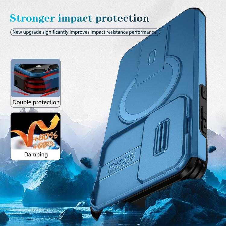For Samsung Galaxy A35 5G Sliding Camshield MagSafe Holder Phone Case