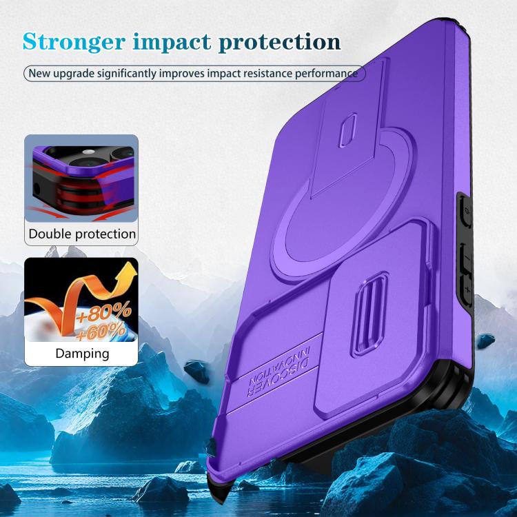 For Samsung Galaxy A35 5G Sliding Camshield MagSafe Holder Phone Case