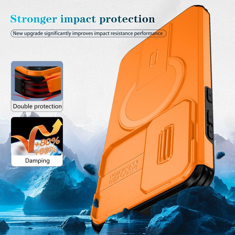 For Samsung Galaxy A55 5G Sliding Camshield MagSafe Holder Phone Case
