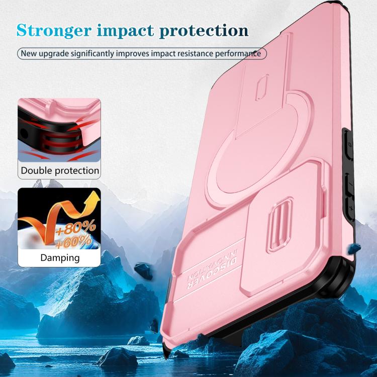 For Samsung Galaxy A57 5G Sliding Camshield MagSafe Holder Phone Case