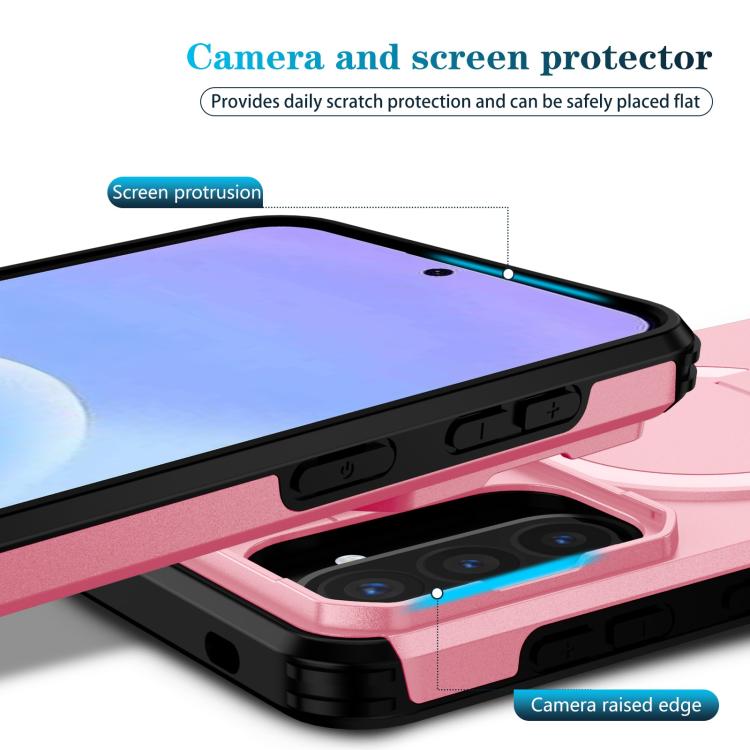 For Samsung Galaxy A57 5G Sliding Camshield MagSafe Holder Phone Case