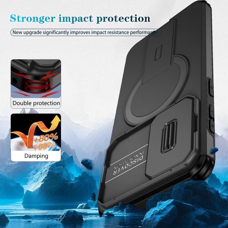 For Samsung Galaxy A57 5G Sliding Camshield MagSafe Holder Phone Case