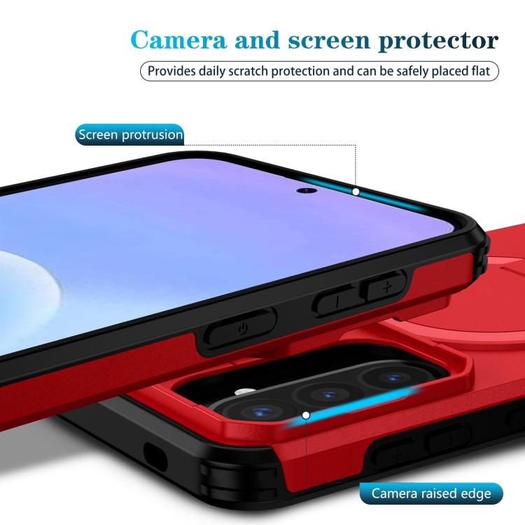 For Samsung Galaxy A57 5G Sliding Camshield MagSafe Holder Phone Case